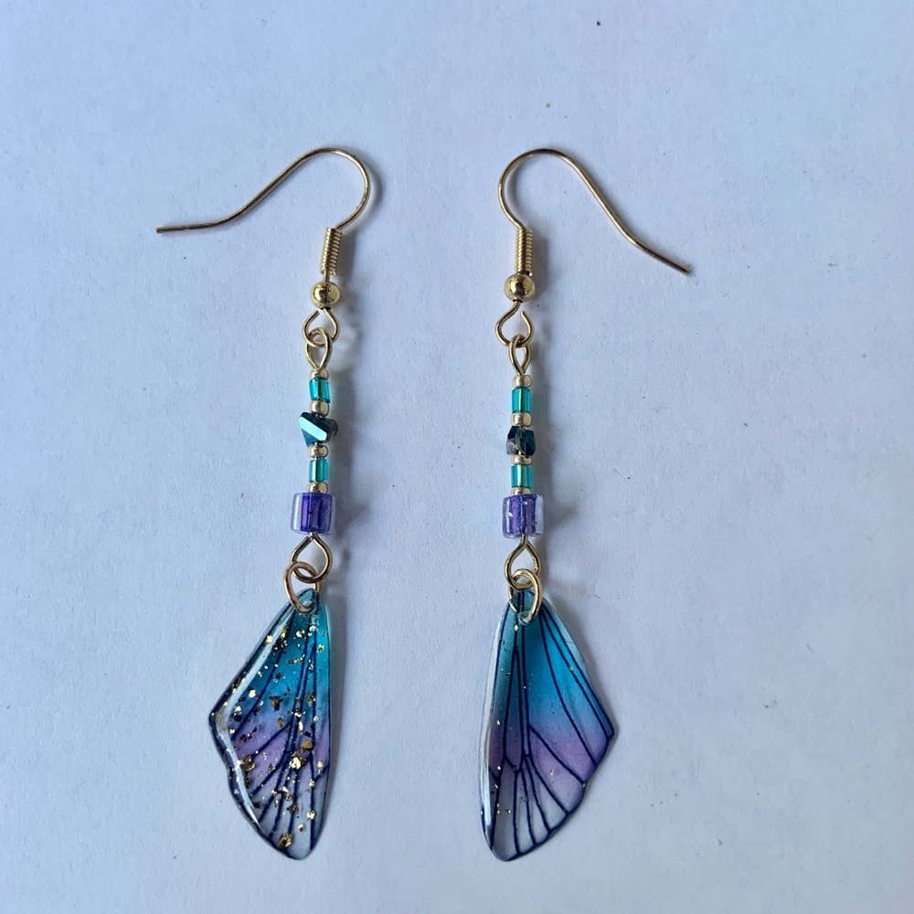 Butterfly or Fairy Wing Earrings